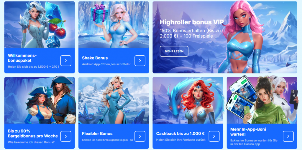 Ice Casino no deposit bonus